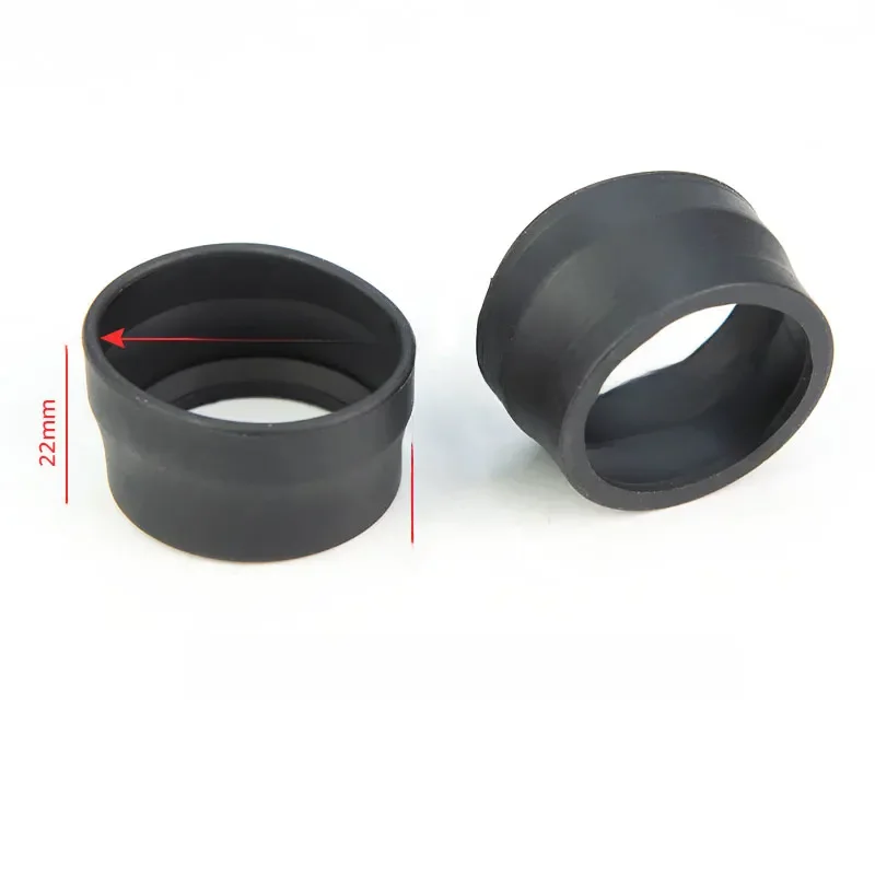 2 szt. 33-38mm gumowa osłona oczu o wysokiej elastyczności do obiektywu mikroskopu stereo 33-39mm — zdjęcie 2