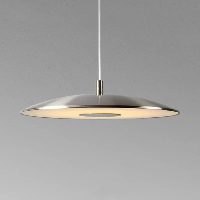 Nowoczesna okrągła lampa wisząca UFO latający spodek lampa wisząca do jadalni bar sypialnia nocna prosta designerska lampa artystyczna — 2