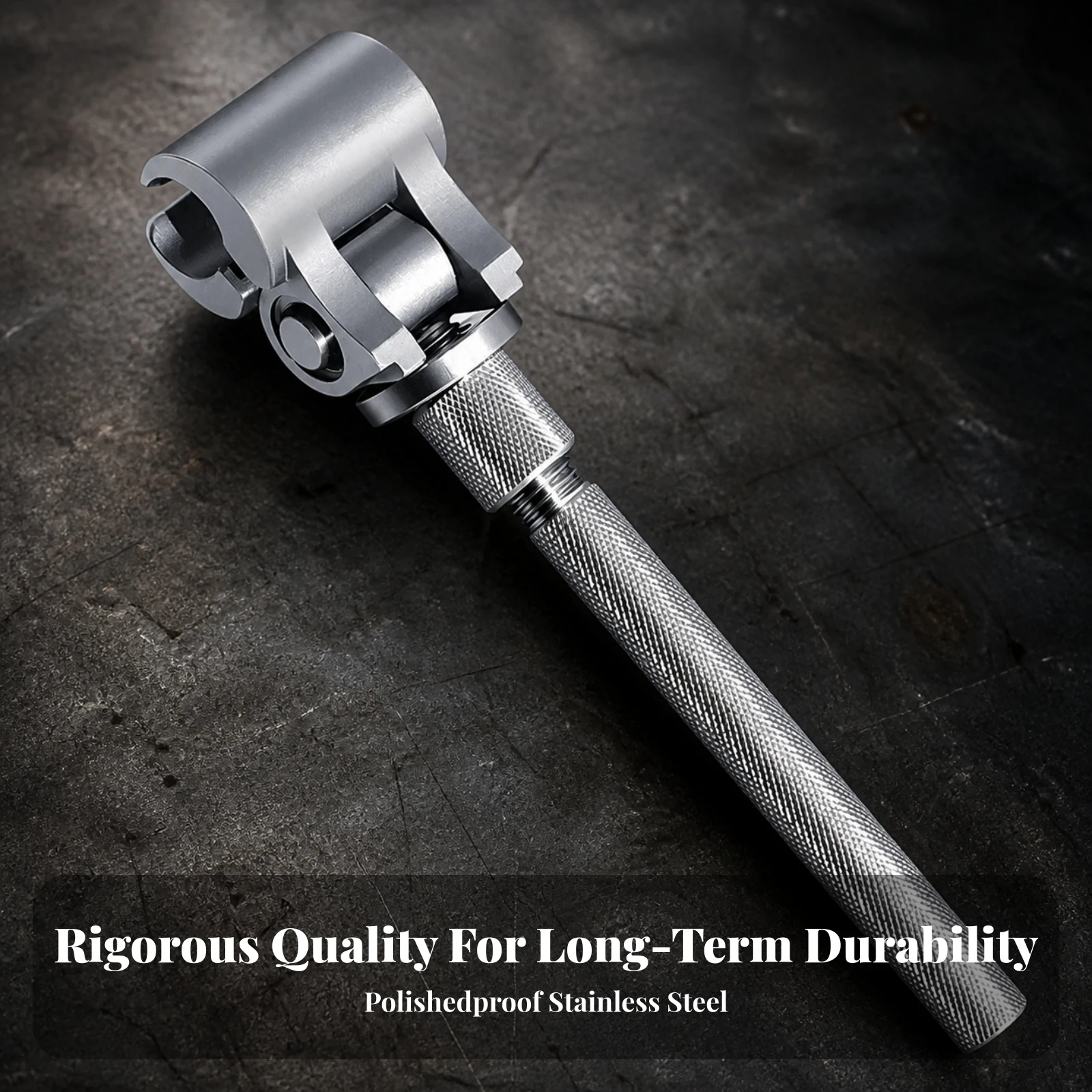 Stainless Steel Adjustable Hinge Wrench Silver-Tone Finish Door Hinge Adjusting Tool for Home Repairs