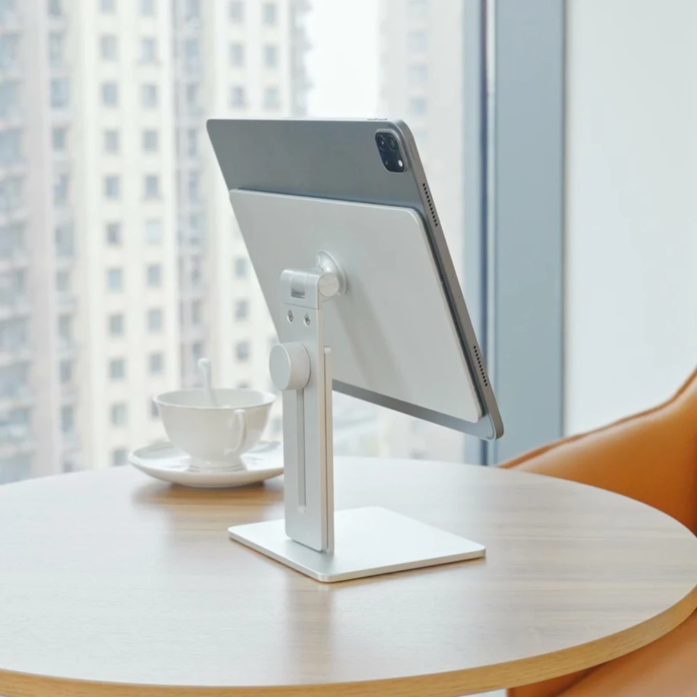 NBOW iPad Magnetic Stand height angle adjustable Aluminum Pedestal