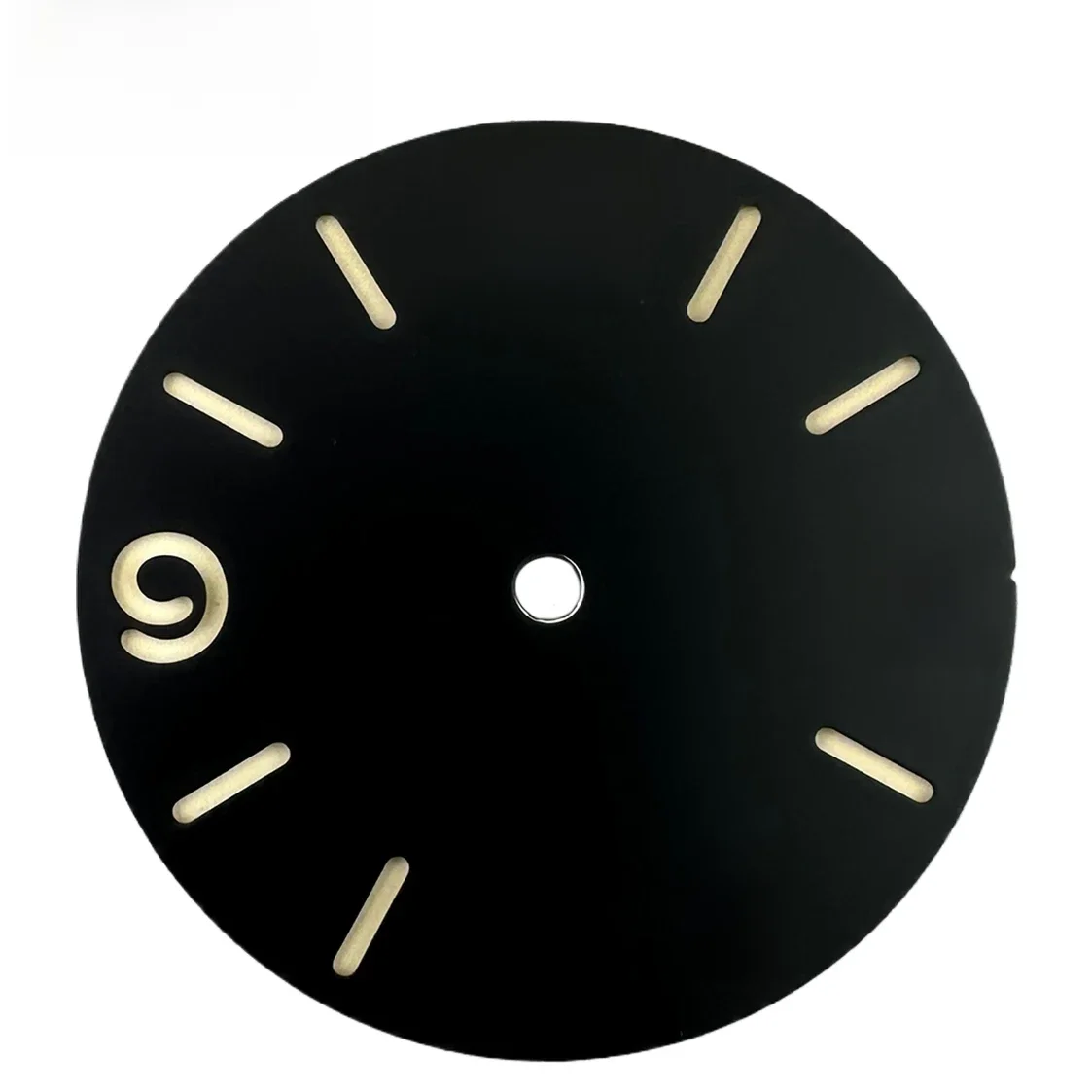 Dostosowywane logo 38.5mm zielone świecąca tarcza do ETA 6497 6498 akcesoria do zegarka — zdjęcie 2