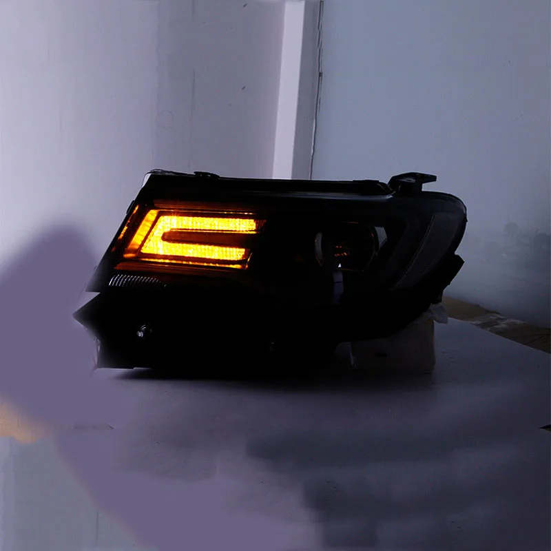 Car LED Headlight Xenon Lamp For Jeep Compass 2017-2019 DRL Daytime Running Light Streamer Turn Signal Front Lamp