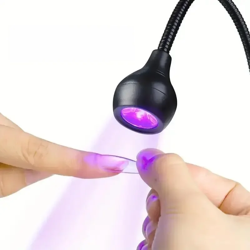 Lampa do paznokci LED Przenośna suszarka do paznokci z klipsem Lampy do suszenia paznokci Lampa do żelu Profesjonalne narzędzia do zdobienia paznokci Salon domowy Manikiur — zdjęcie 2