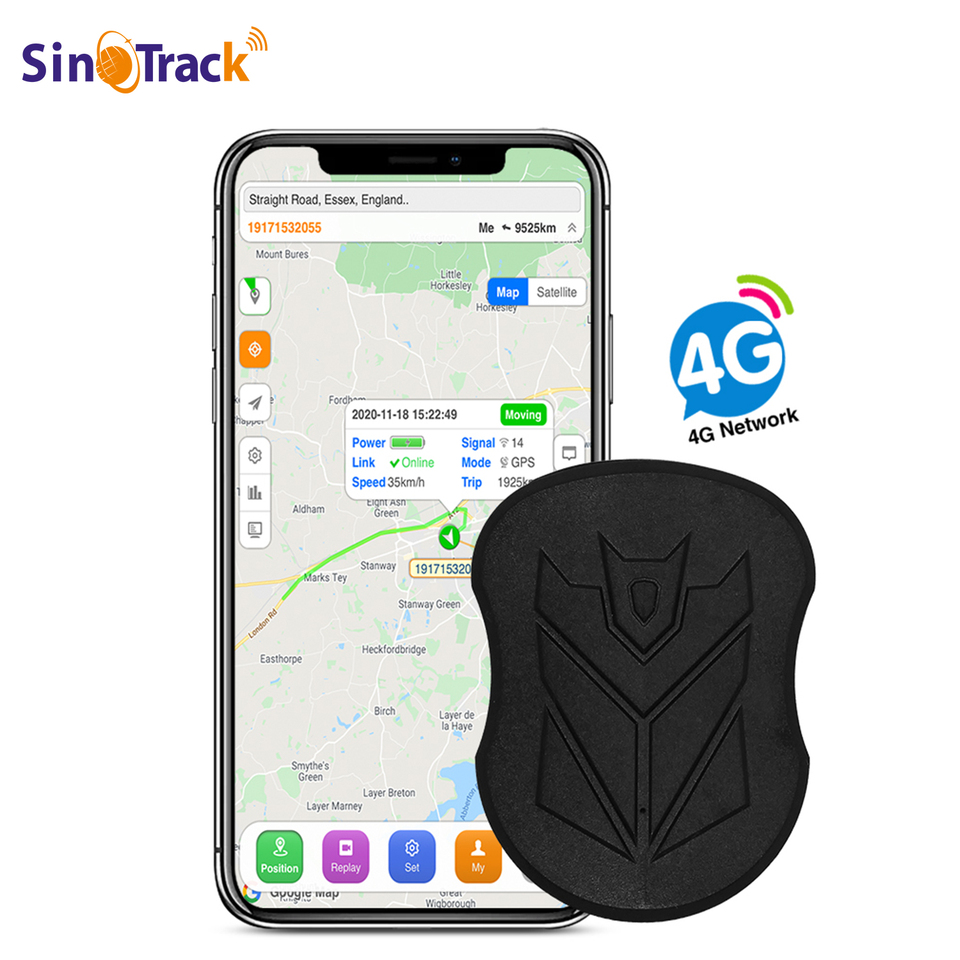  SinoTrack 4G 5000/10000 mAh ST-905/ST-915 Waterproof GPS Vehicle Tracker Magnet Long Standby Battery Real Time Position APP 