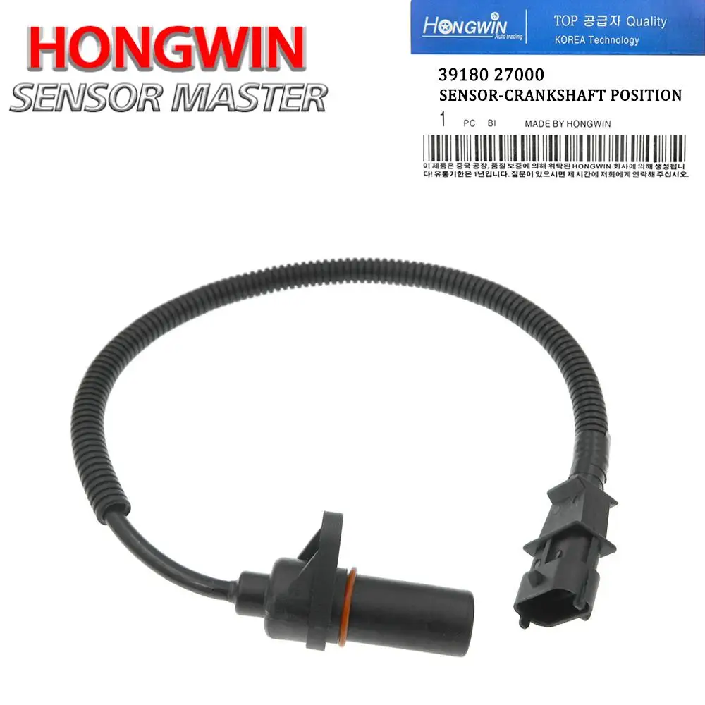 Crankshaft Position Sensor 39180-27000,3918027000,39180 27000 For Hyundai Santa Fe Sonata Elantra I30 Trajet Kia Sportage 2.0L