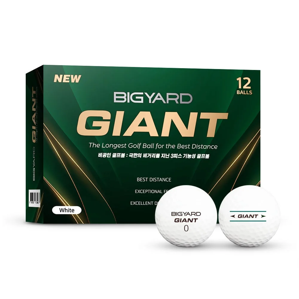 Nexen Big Yard Giants 3 Piers High-backlash flying Street golf ball 12 balls