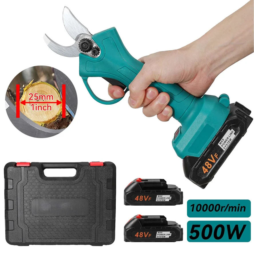 Forbici elettriche senza spazzole da giardino Bonsai di frutta da giardino forbici da giardino elettriche senza fili attrezzo da giardino per batteria Makita