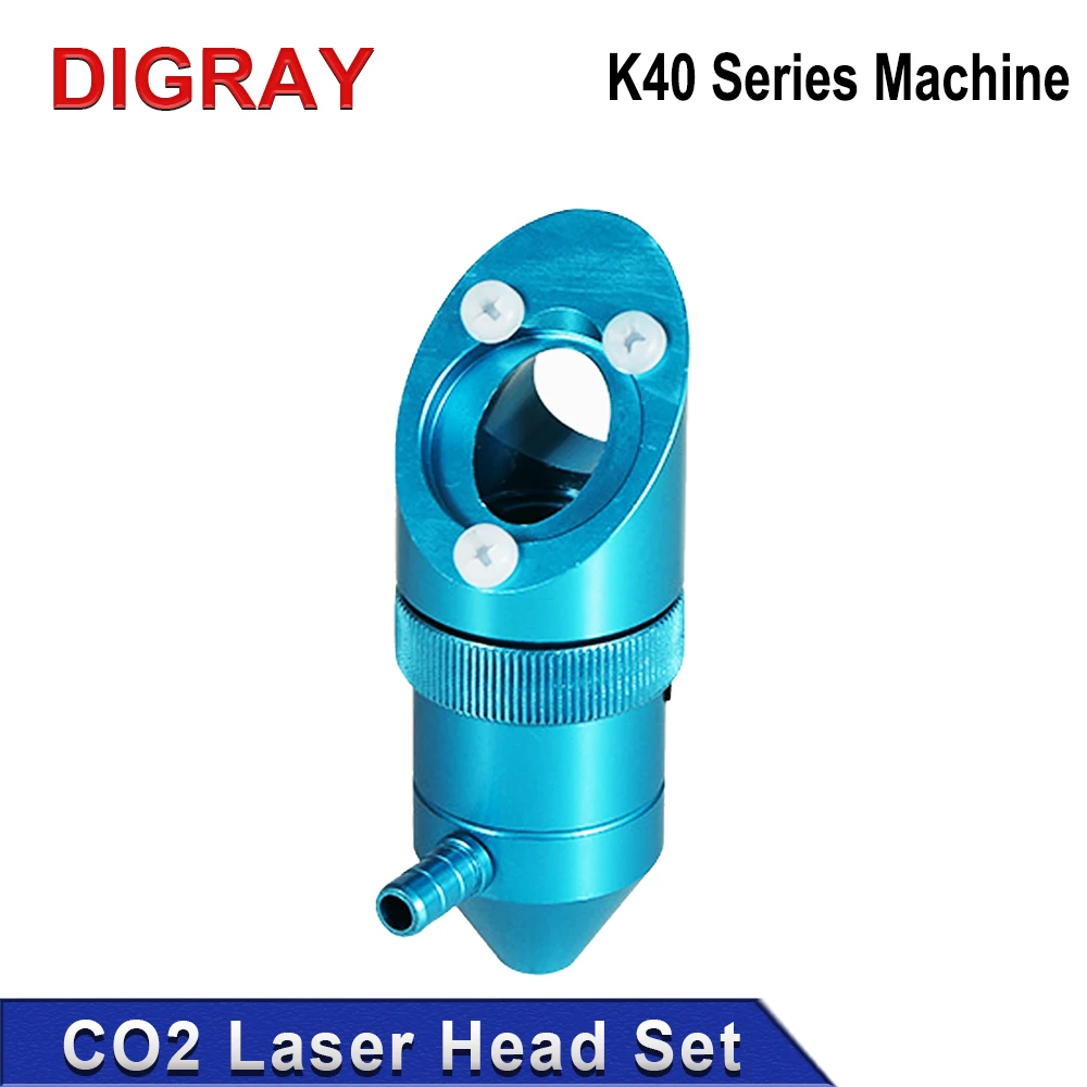 

DIGRAY CO2 Laser Head for K40 Series Laser Engraving Cutting Machine Lens Dia：12mm & 16mm &18mm FL: 25.4mm & 50.8mm Mirror 20mm