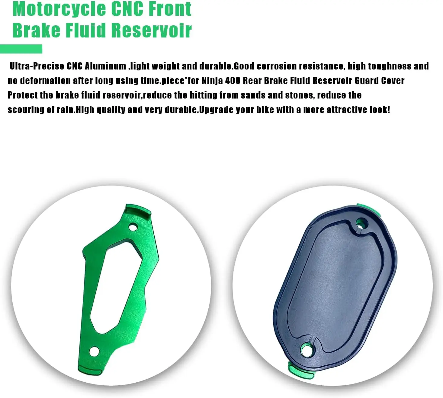 Korek wlewu oleju motocyklowego pasuje do motocykla Ninja 400 CNC aluminiowy przedni korek zbiornika płynu hamulcowego sprzęgła pokrywa zbiornika