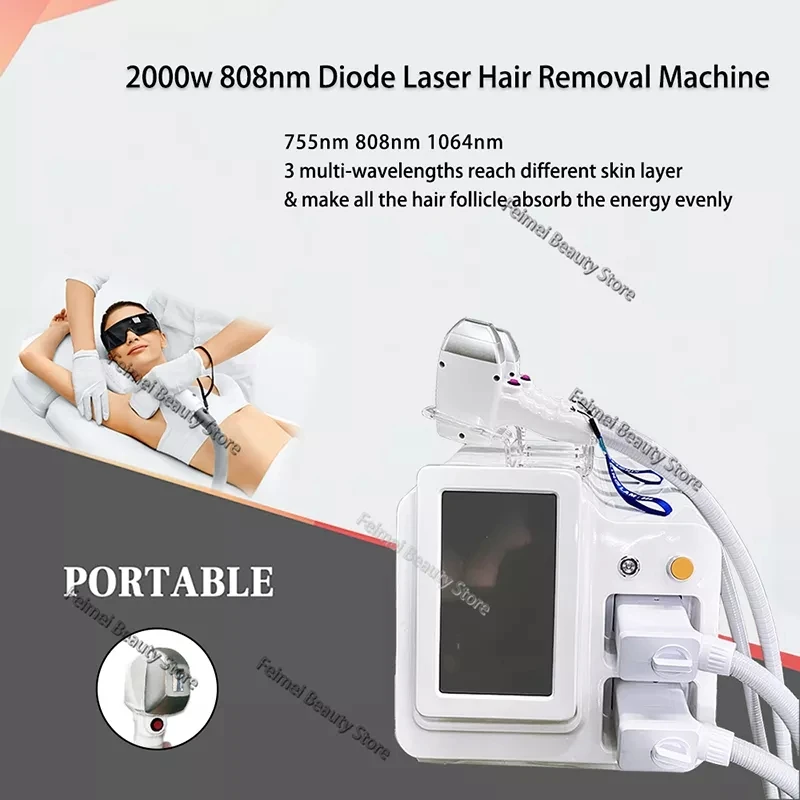 BEST 808nm Diode Laser Hair Removal Machine 755 808 1064 Hair Removal Laser Remove Hair