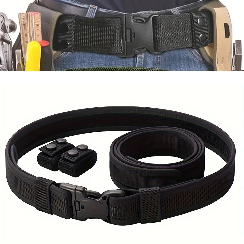 1 PCS 5.5CM Tactical Quick Release Belt – Military Style Riggers Gun Belt with Metal Buckle for Men & Women