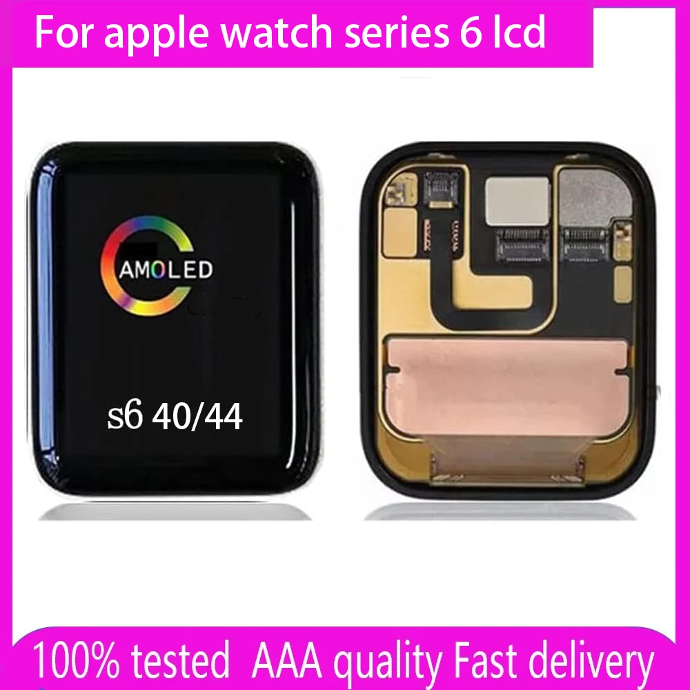 For apple watch series 6 lcd touch screen oled display digitizer assembly iwatch substitution 40mm 44mm