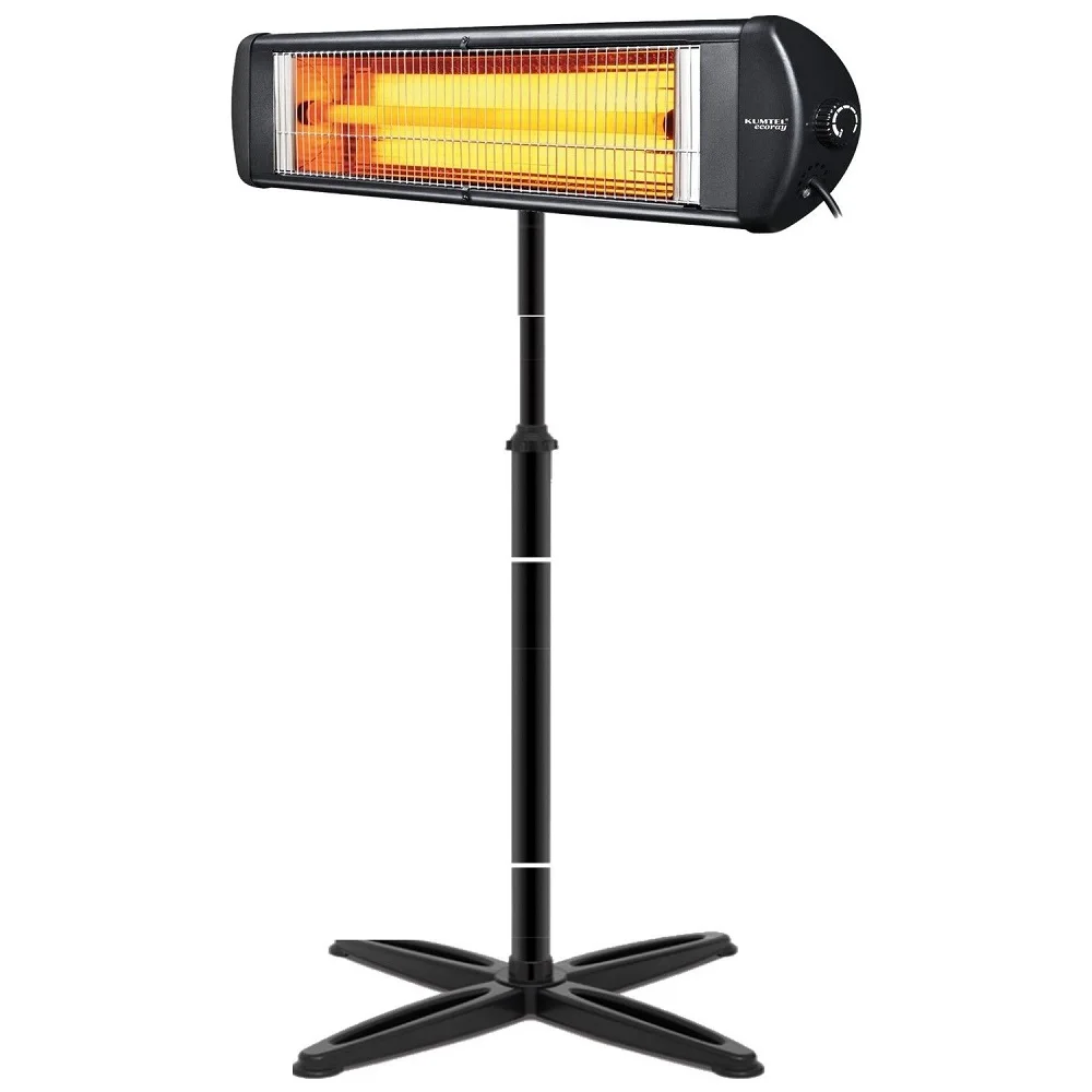 

Electric Infrared Heater with Stand Indoor Outdoor Heater for Patio Backyard Garage Decks Wall Heater Infrared Panel Heater