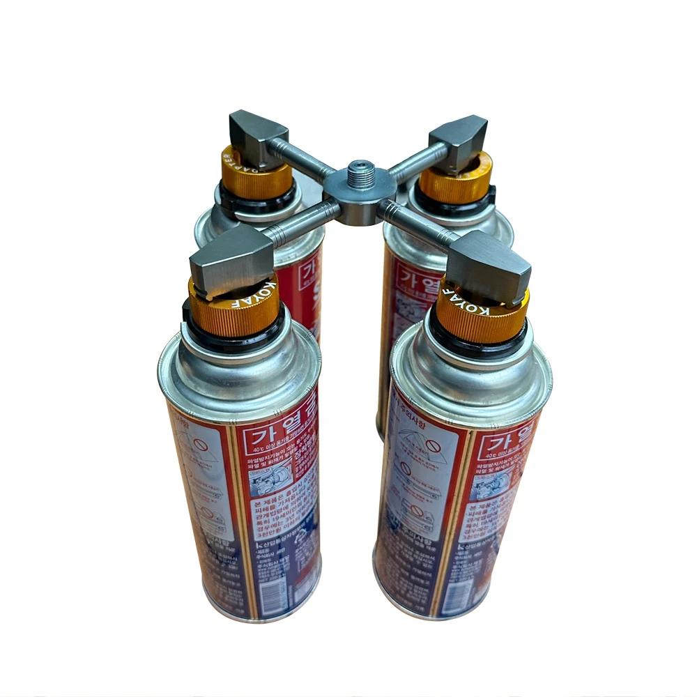 محطة غاز 4in 1 ، موقد 4 فتحات ، آلة توزيع الغاز #6