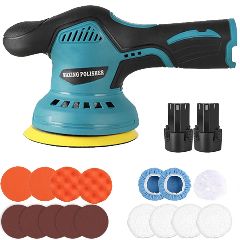 OWJHE polisseuse 8 vitesses sans fil réglable sans fil automatique électrique cire ponçage scellage glaçure outil électrique pour batterie Makita