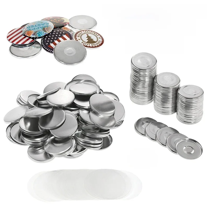 100 stks 25mm 32mm 44mm 58mm Magneet Koelkast Knop Maken Onderdelen DIY Koelkast Knop Badge Maker machine Accessoires Levert - afbeelding 2