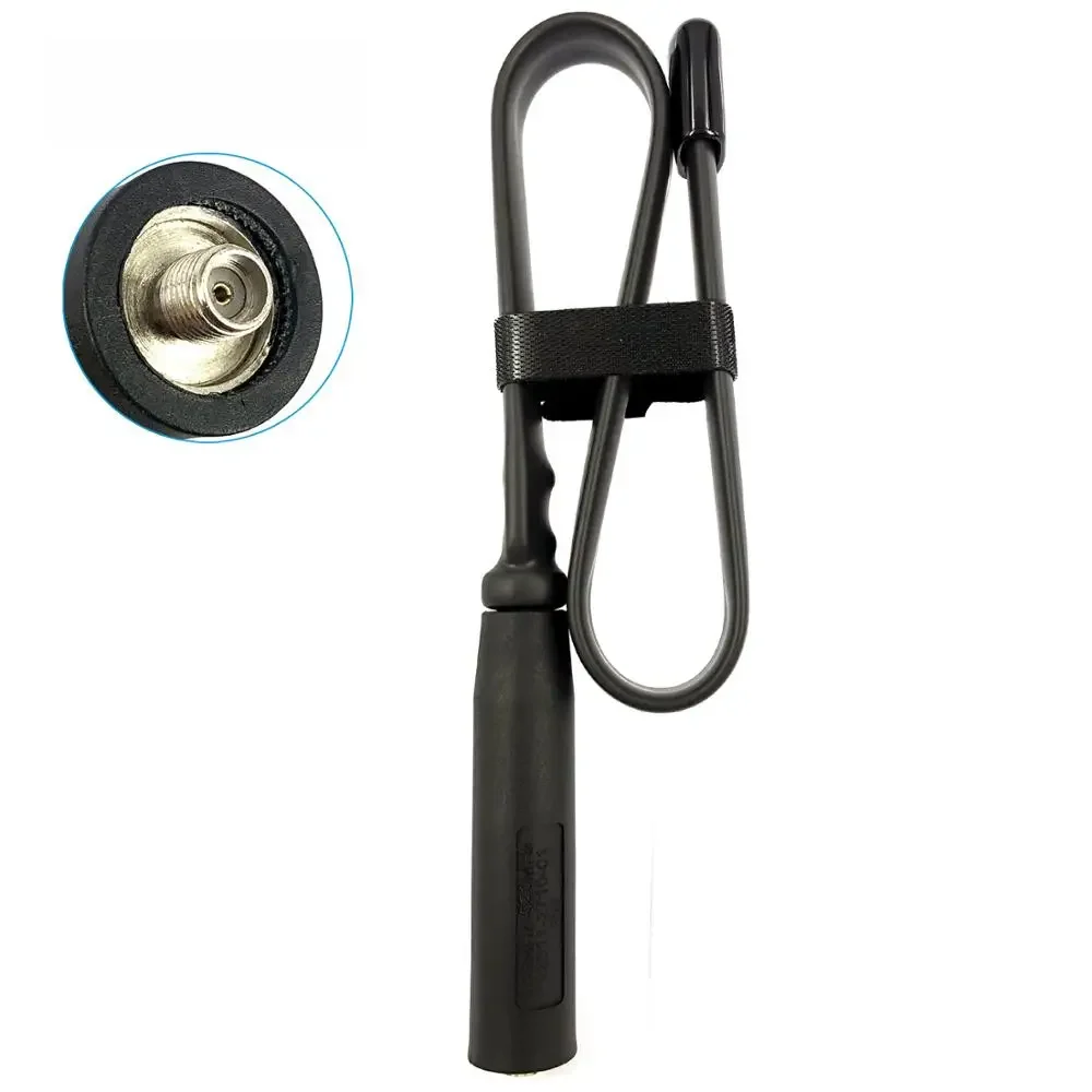 Antena dobrável tática feminina, SMA-F, VHF, UHF, rádio Walkie Talkie, apto para Motorola Baofeng,
