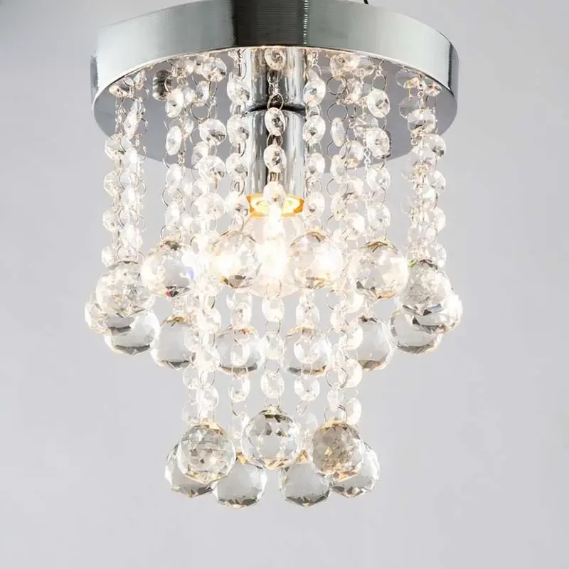 European Modern Aisle Light Corridor Hallway Creative Lighting Stair Entry Light Entry Channel Small Ceiling Light Crystal Lamps