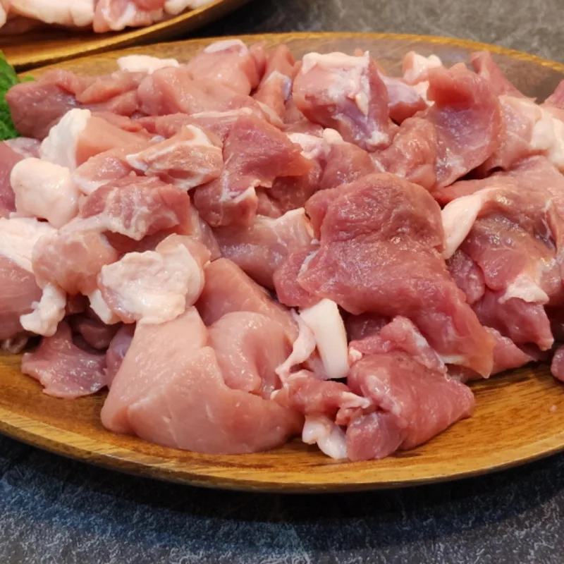 [Butcher House] 500g of hind leg meat for Boseong Nokdon stew/Best quality pig grown with green tea!