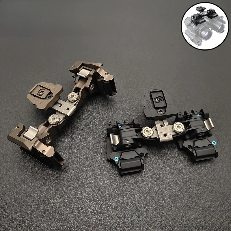 Sotac Universele Rqe Dual Bridge Mount Metalen Cnc Kvc Brug Mount Voor Nachtzicht PVS-14, Dvo, Mama, MINI-NSEAS Nvg Mount - afbeelding 2