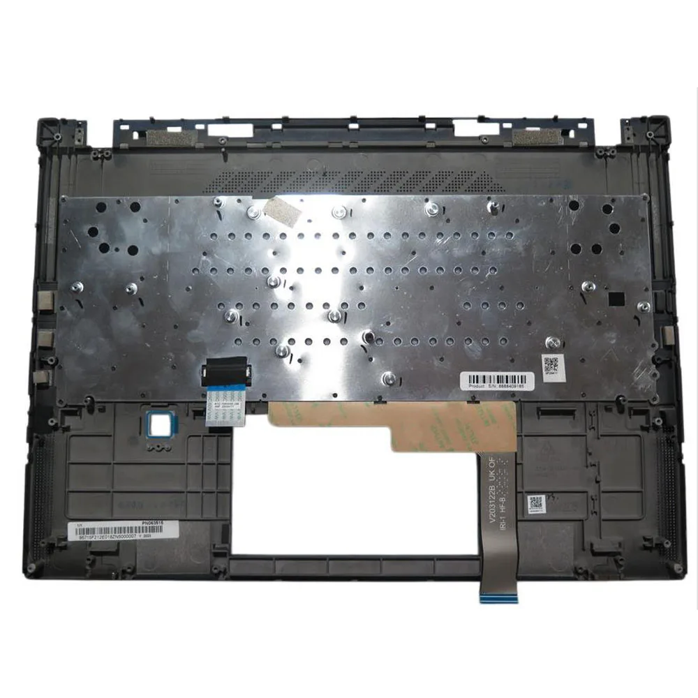 Laptop PalmRest&Keyboard Colourful Backlit Stealth 16 For MSI 5F20411 E2M-5F2CXXX S1N3EUS2K3SA0 V203122Q1 Without Touchpad New