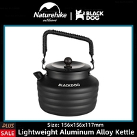 Naturehike-BLACKDOG Ultra Light 1.3L Aluminium Alloy Kettle High Temperature Resistant Outdoor Portable Camping Picnic Teapots