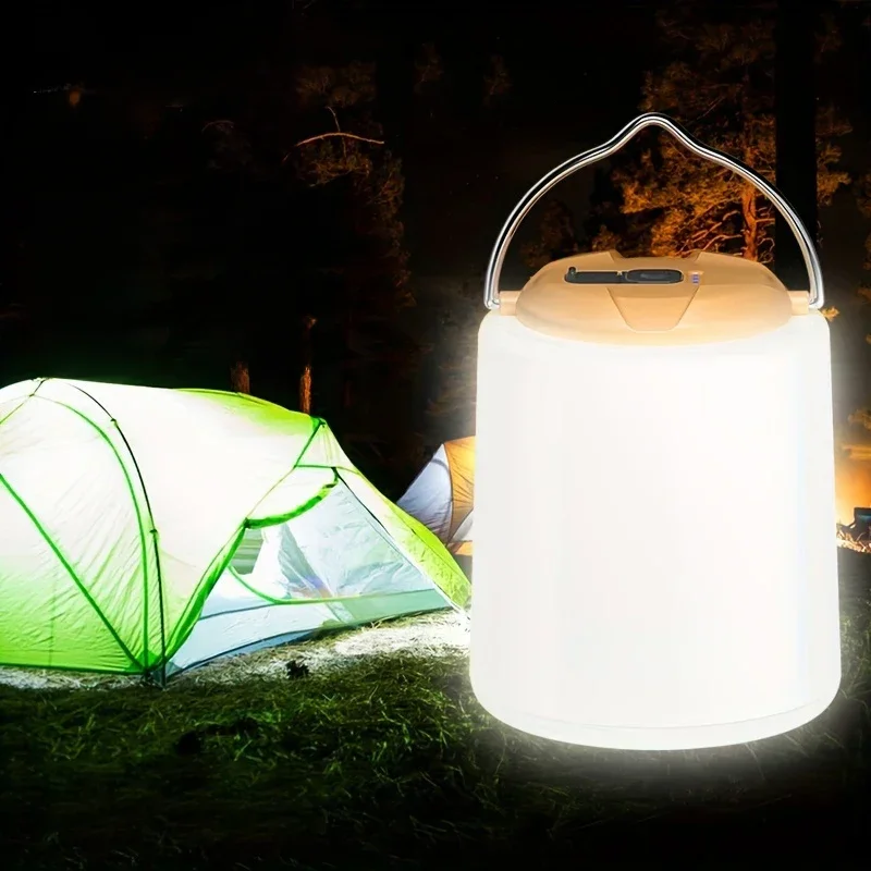 Wiederauf ladbare LED Camping Laterne mit Haken super helle weiche Licht Zelt Licht Nacht Not licht