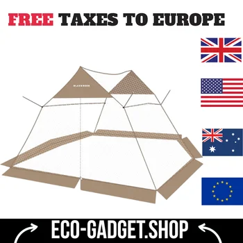 BLACKDEER 여름 캐노피 모기 방지 메쉬 텐트, 필드 캠핑 피크닉 환기 텐트, 5-8 인용