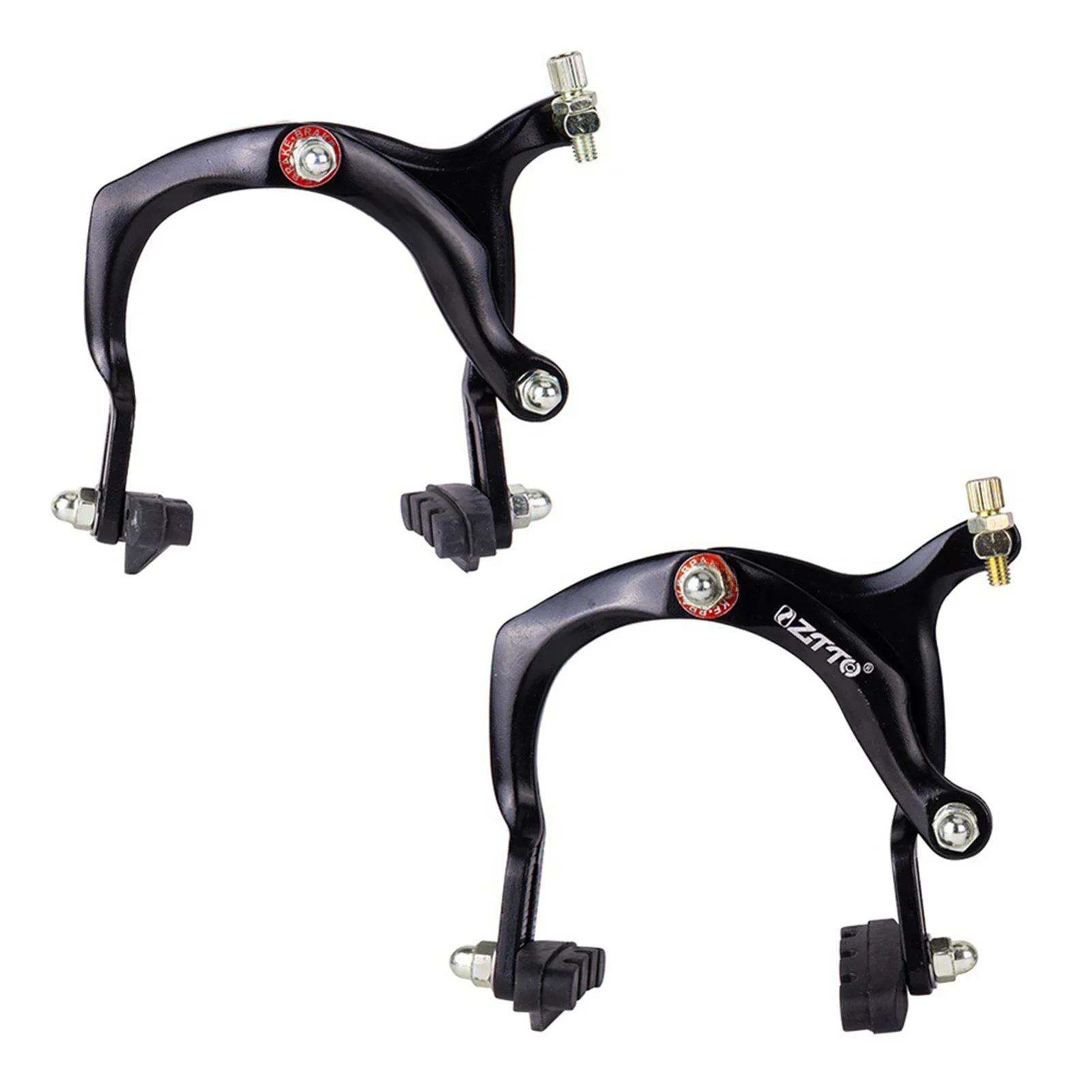 AliExpress NONE Bike Brake Long Arm Calipers Aluminum Alloy Bicycle C Brake Caliper Front And Rear C Calipers Rim Brake For Cycling Bike Part