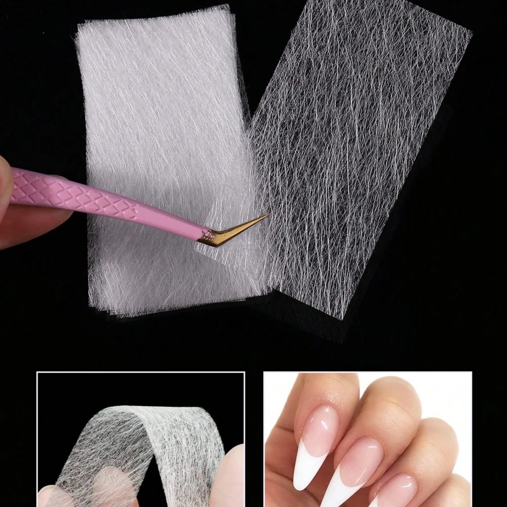 100pcs Nail Fiber Sheets for Repair & Extension