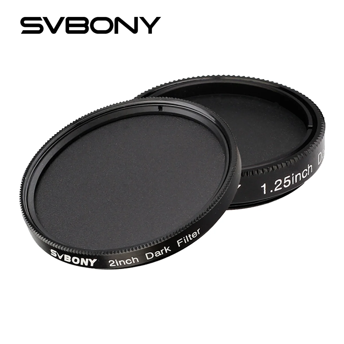 SVBONY Dark Frame Imaging Filter 1.25/2\'\' for Astronomical Telescope Eliminate Camera Noise and Hot Pixels Black SV164