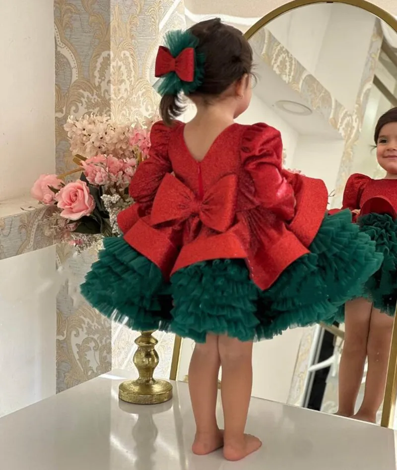 Mvozein Cute Baby Puffy Dresses Cute Baby Girl Dress Princess Dress Child Kid Birthday Dresses