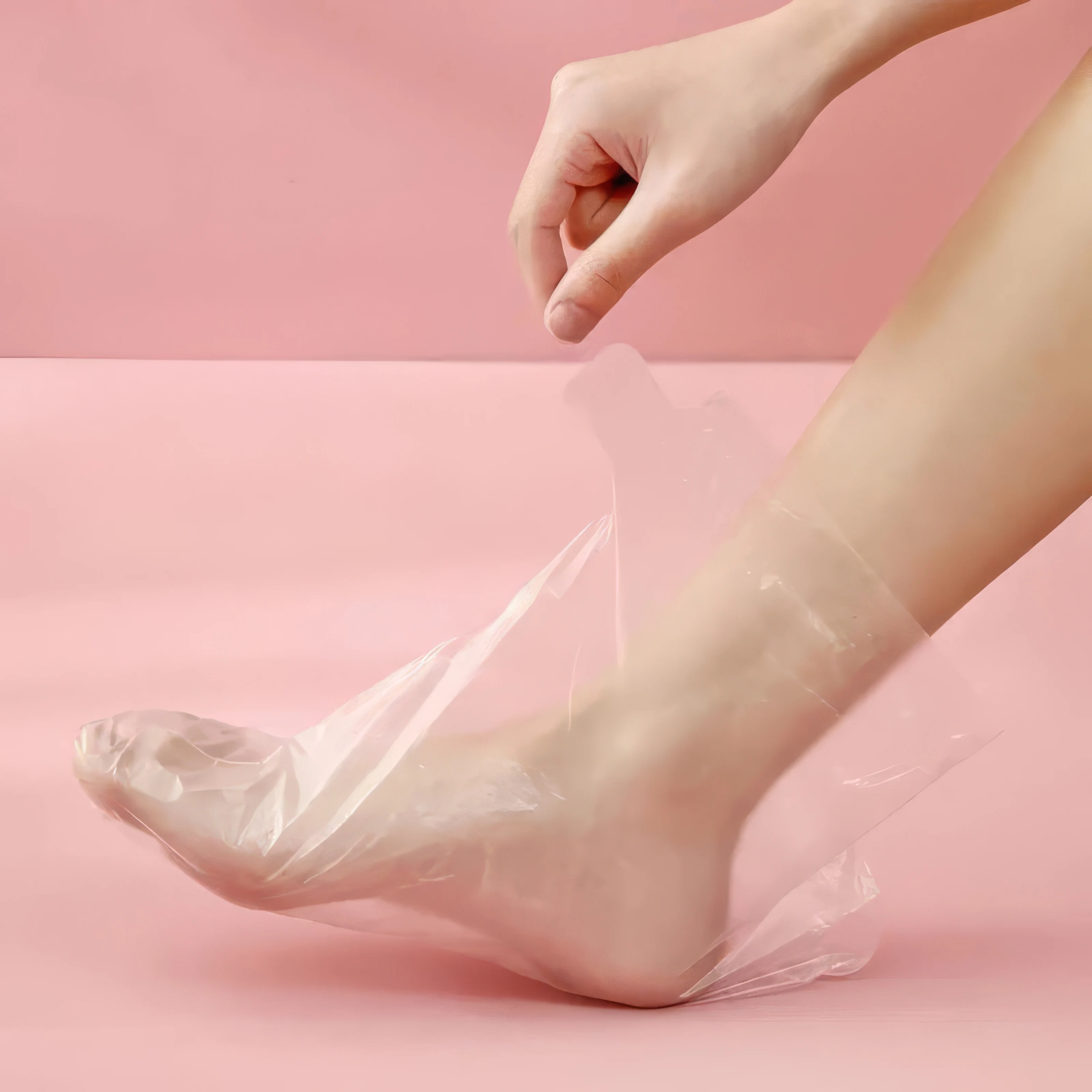 100 غطاء قدم شفاف للاستعمال مرة واحدة، عبوة مريحة، مقاس مريح، مناسب للسفر والاستخدام اليومي #4