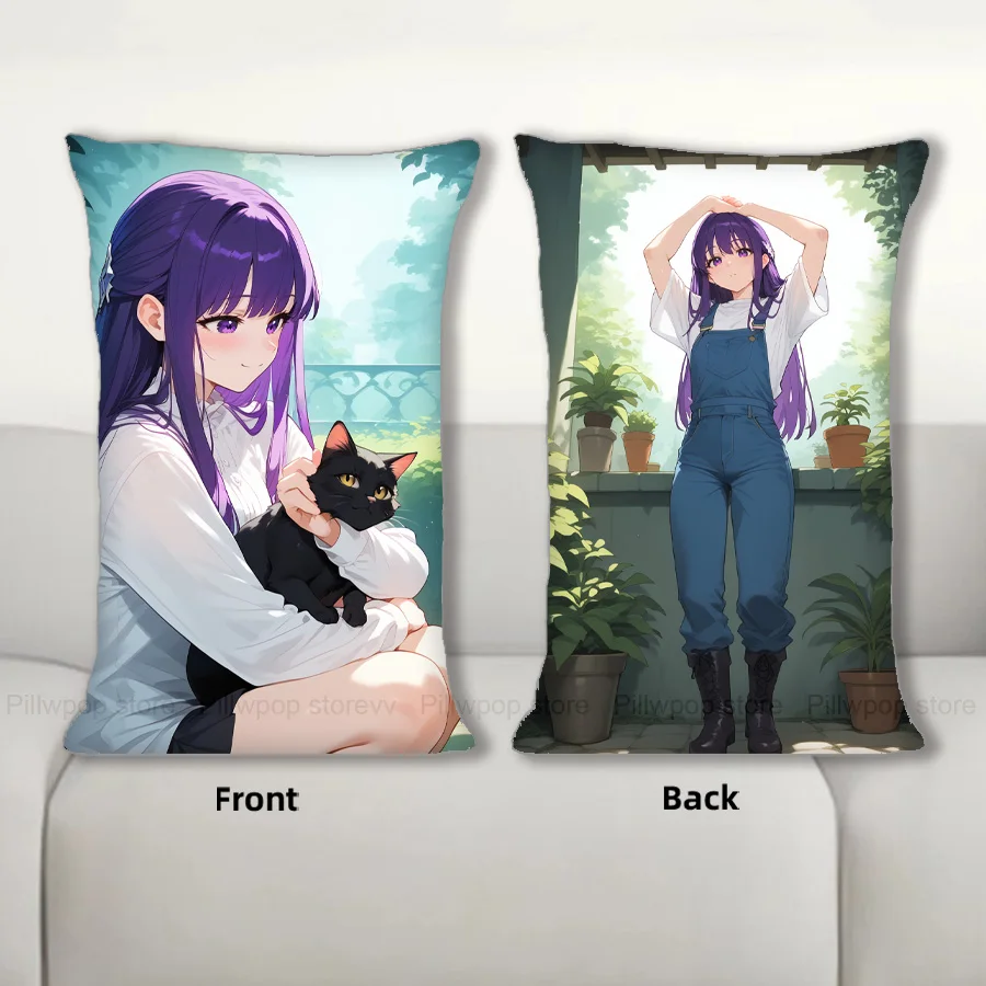 

Dakimakura Anime Fern Body Pillow Cover Sofa Cushion Double-side Print Throw Pillow Case 40X60cm