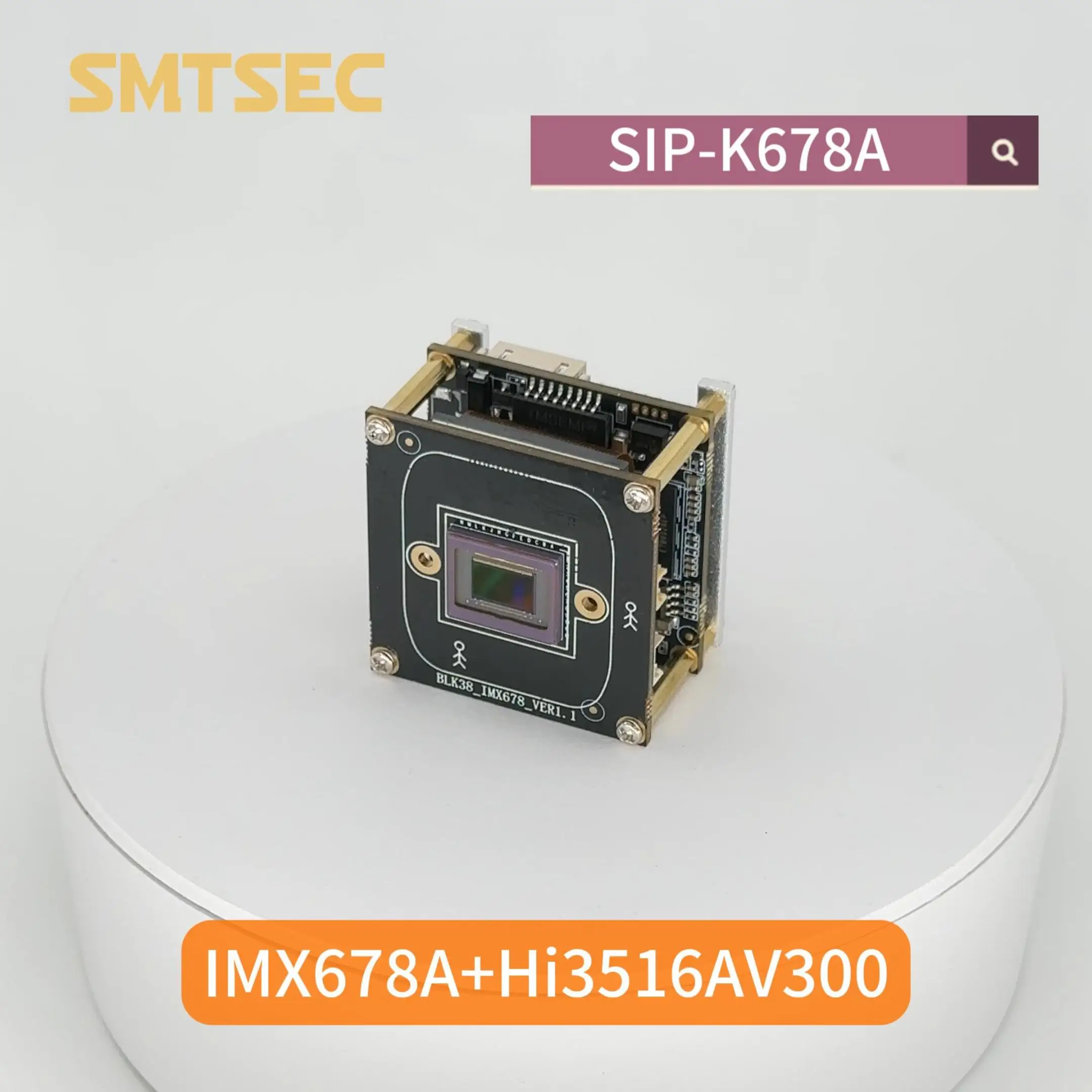 8MP 4K IP Network Camera Module STARVIS 2 IMX678 Hi3516AV300 WDR CCTV OpenIPC Security Board Camera Custom Development SIP-K678A