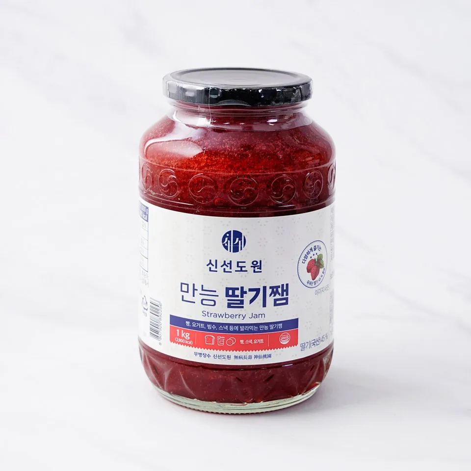 1kg of fresh circle all-round strawberry jam