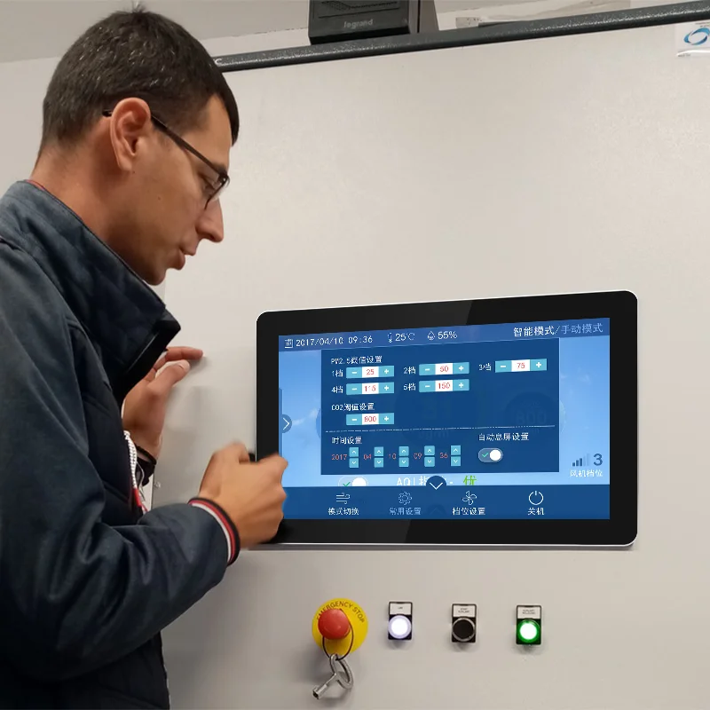 17/19 zoll Industrie Computer Alle In Einem PC Mini Tablet-Panel Mit Resistiven Touchscreen Intel Core i5 für Windows 10 PRO