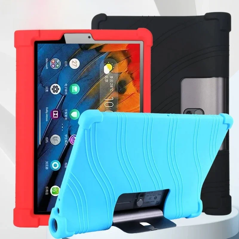 Cornors silikonowa osłona do Lenovo Yoga Smart Tab Case YT-X705F YT-X705X YT-X705I 10.1 "Tablet miękka ochronna Funda Soft — zdjęcie 2