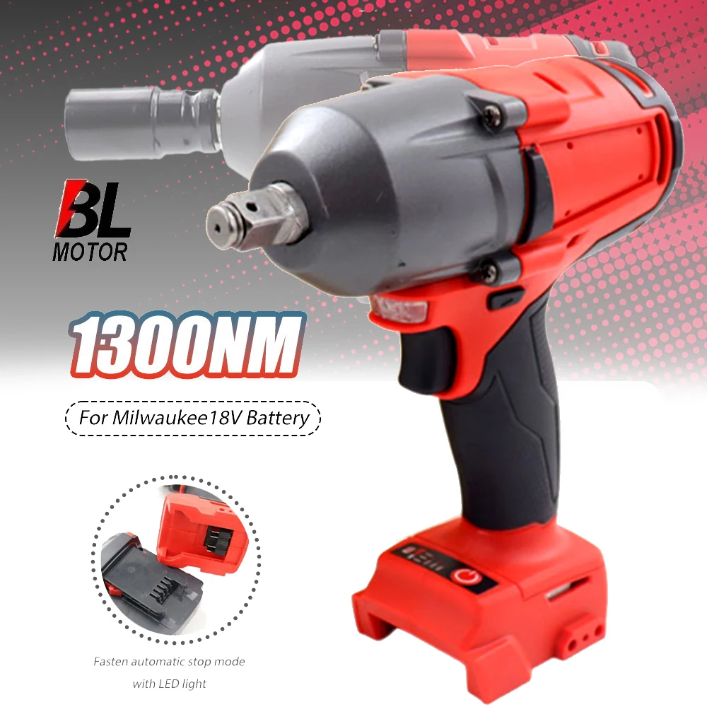 Clé à chocs Rechargeable pour réparation automobile, clé électrique sans balais, ensemble de canon à air rechargeable, outil électrique au lithium