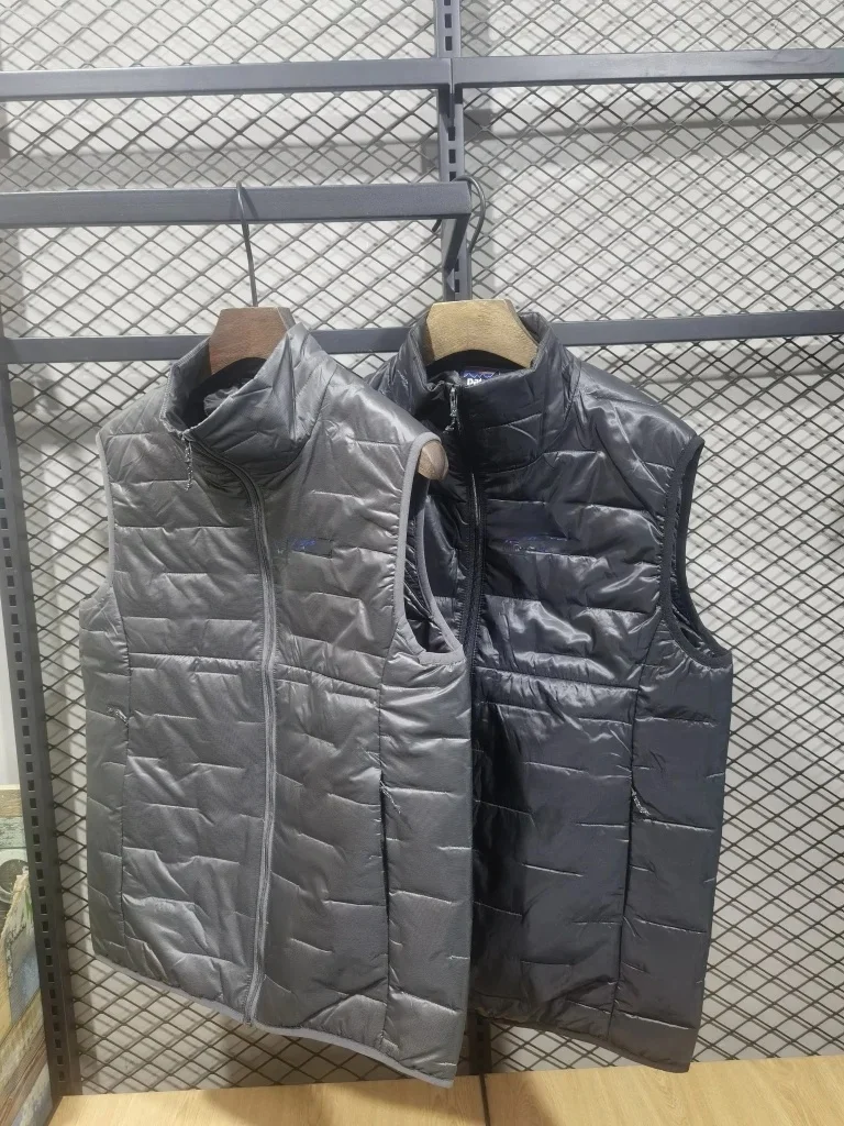 AliExpress Outdoor Sports Men's Base Warm Cotton Clothing Ultra Light Vest Can Be Stored
