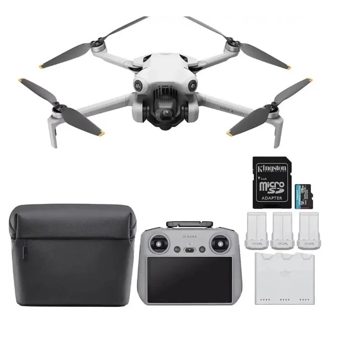 BEST SELLING DJI Mini 4 Pro Fly More Combo Plus (DJI RC 2) Incl 3 Plus Batteries new Free Shipping!