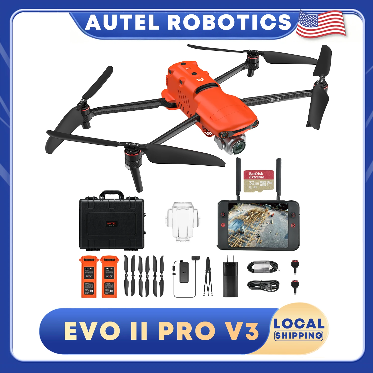 Drone Gimbal 2 Axis - Autel Robotics EVO 2 Pro V3: