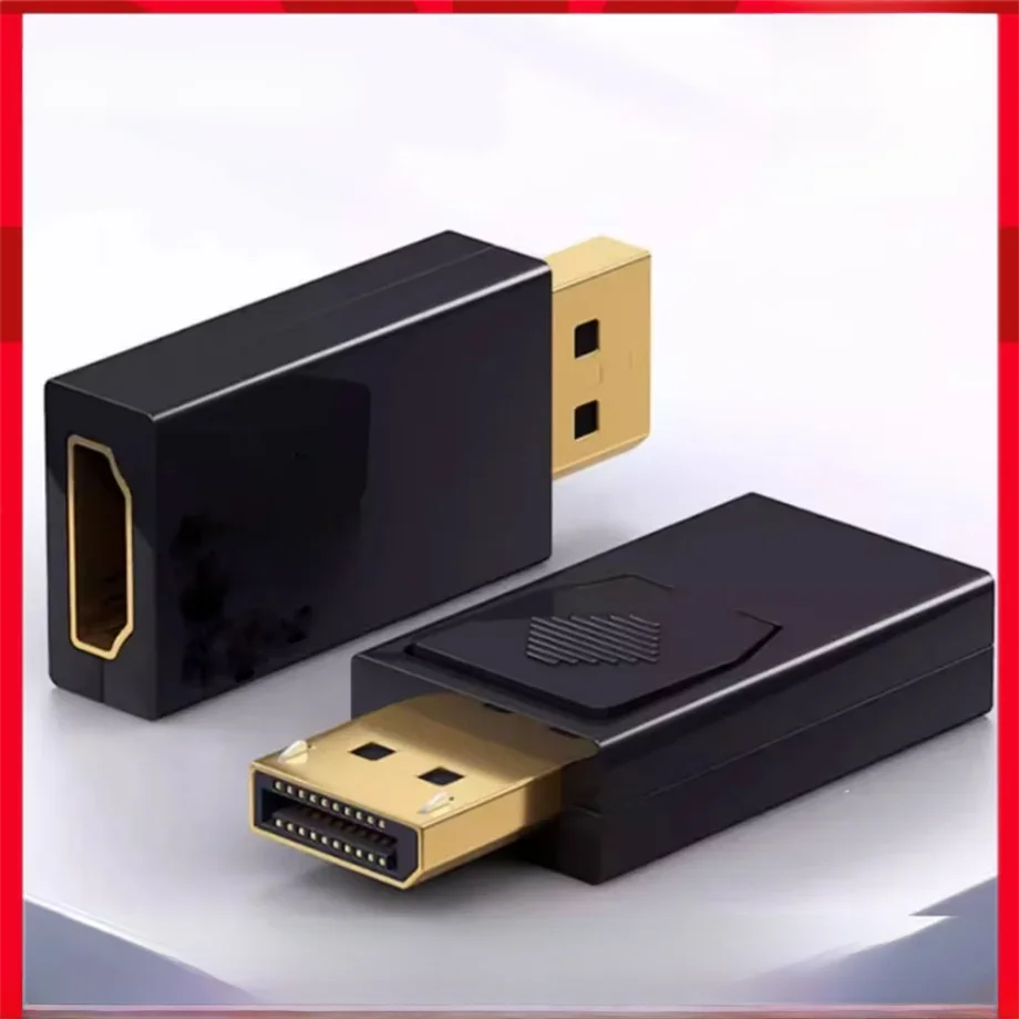 Adaptateur 4K DP DisplayPort vers HDMI, convertisseur de Port d'affichage DP vers HDMI, adaptateur HDTV, vidéo, Audio, PC, ordinateur portable, TV