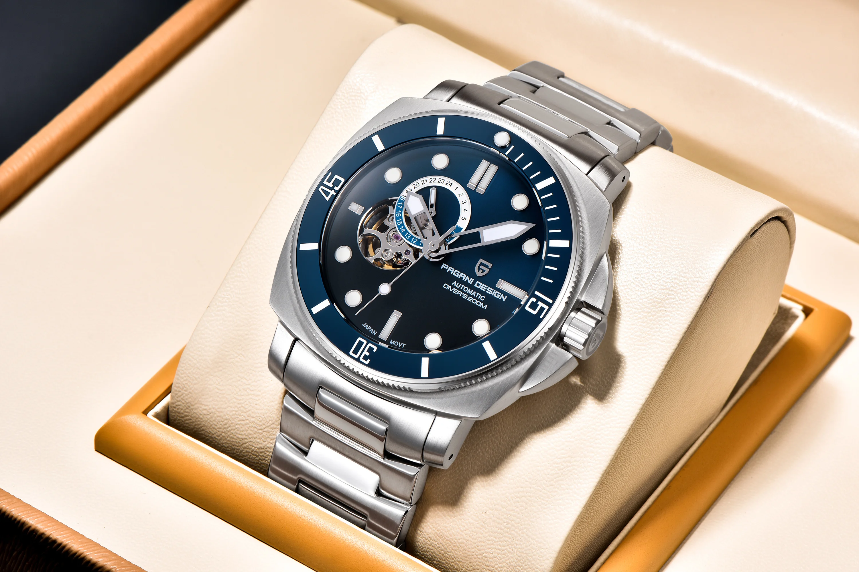 2026 New PAGANI DESIGN Brand Automatic Luxury Watch For Men Mechanical Japan Movt Men Watch 100M Waterproof 316L All Steel Watch