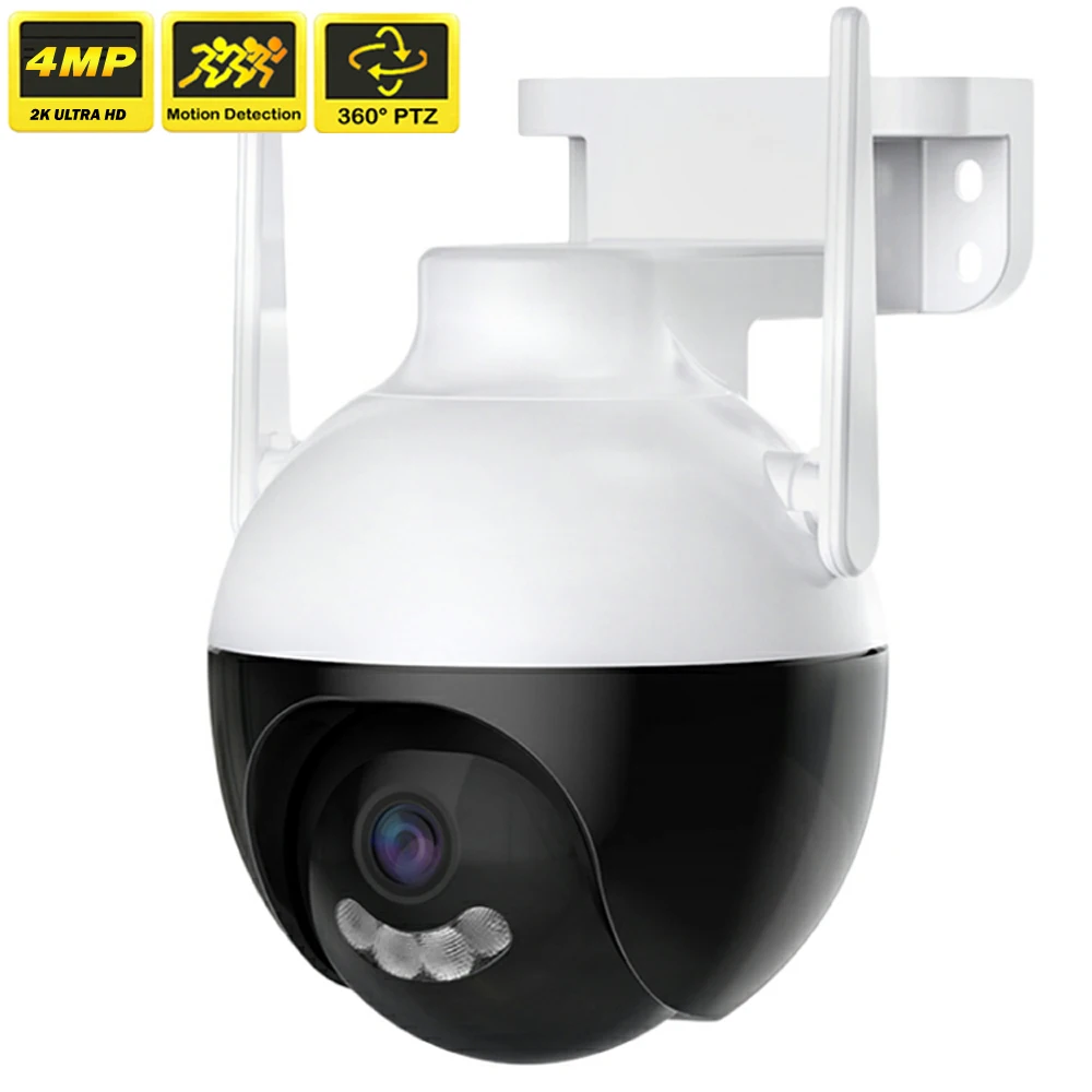 

4K 8MP WiFi IP Camera Outdoor Smart Home CCTV 360 PTZ Security Protection Surveillance Kamera IP66 Auto Tracking 4MP 2K IP Cam