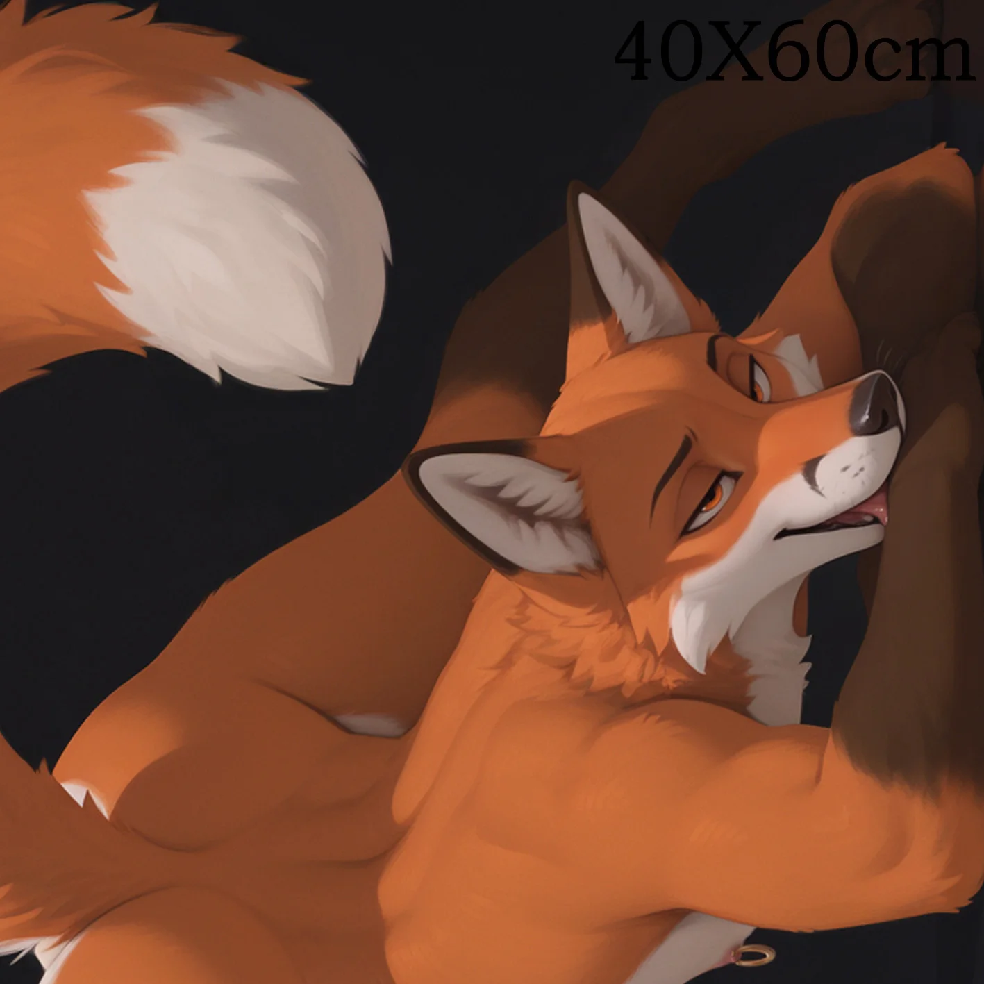 Dakimakura Anime Red fox Pillow Cover Sofa Cushion Double-side Print Throw Pillow Case 40X60cm