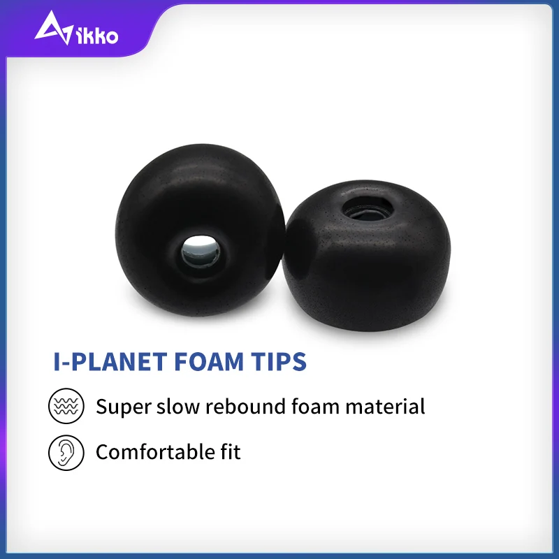 iKKO I-Planet Foam Tips In Ear Earbuds High Quality Memory Foam Eartips for In-ear Earphone Size S/M/L Sponge Earphones Tips