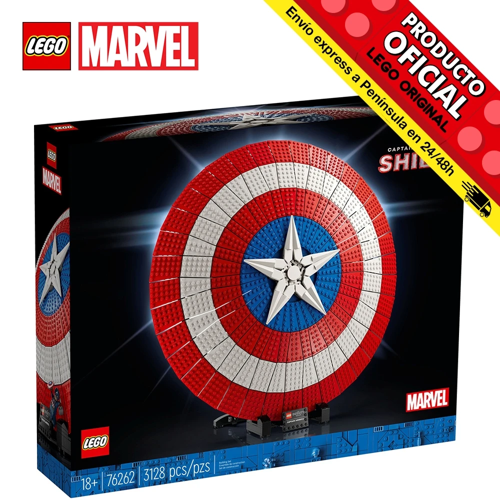 Lego Marvel Captain America Shield, 76262, Toys, Boys, Girls, Blocks, Parts, original, Store, Official License, New, bricks, bricks, Gift, Man, Women, Adult