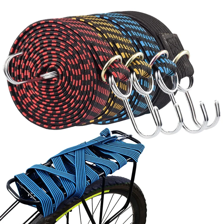 AliExpress Elastics Rubber Luggage Rope Cord Hooks Bikes Rope Tie  Luggage Roof Rack Strap Fixed Band Hook Bicycle Motorcycle Accessories