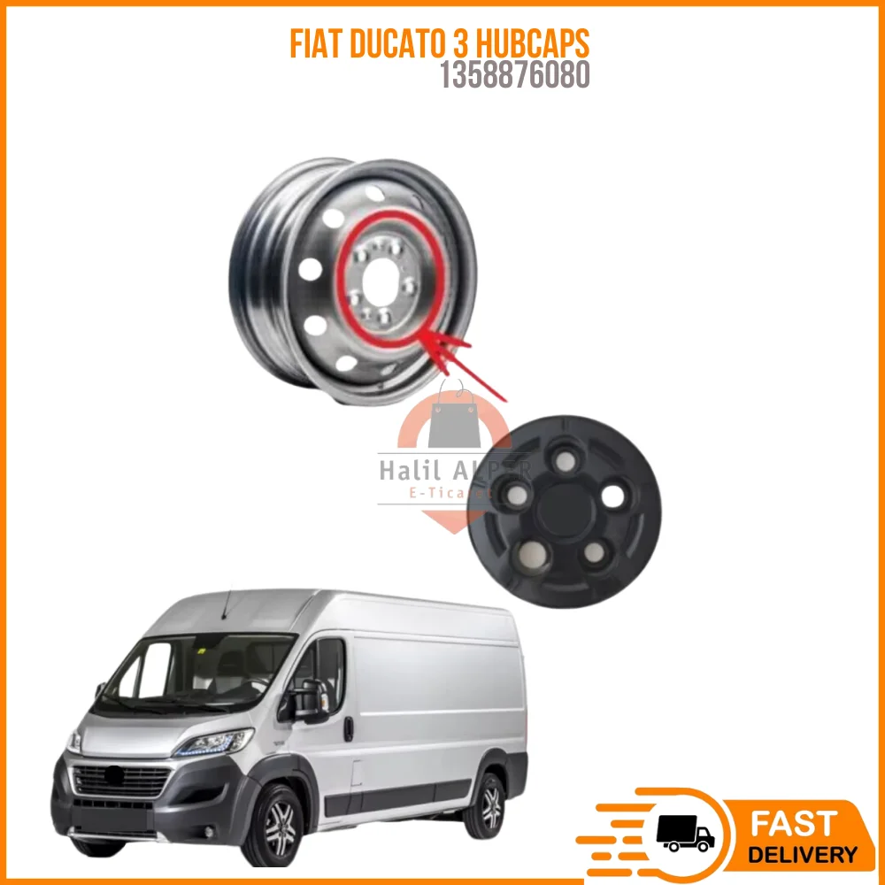 

For 4PCs car accessories Fiat Ducato 3 Hubcaps high quality auto parts 16 RIM 1358876080 car parts fast shipping-Free Shipping